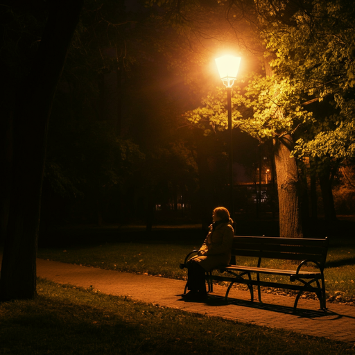 Silhouetted Solitude