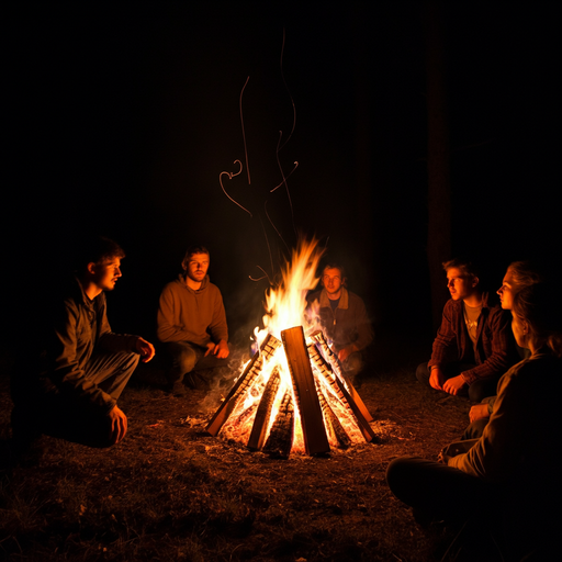 Campfire Tales: A Night of Laughter and Warmth