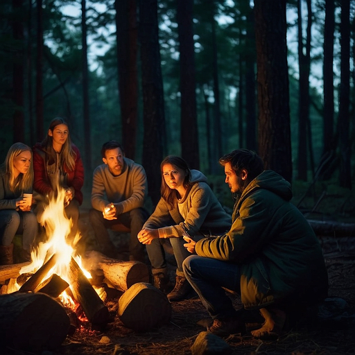 Campfire Tales: Where Warmth Meets Mystery