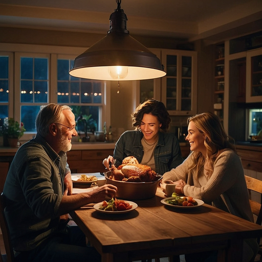 Warmth and Togetherness at the Dinner Table