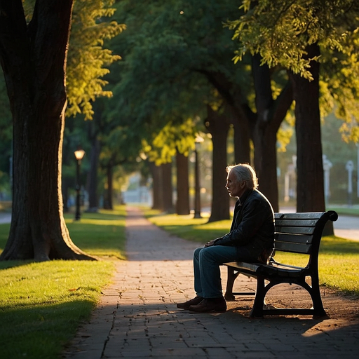 Solitude in the Sunlit Park