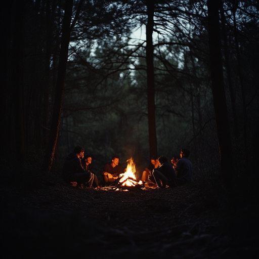 Campfire Tales: A Cozy Gathering Under the Stars