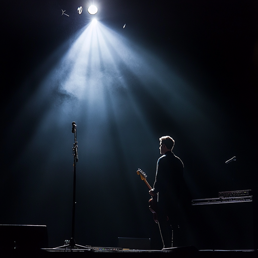 Silhouetted in the Spotlight: A Musician’s Melancholy