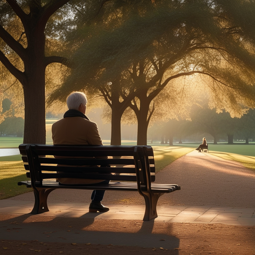 A Moment of Solitude in the Park