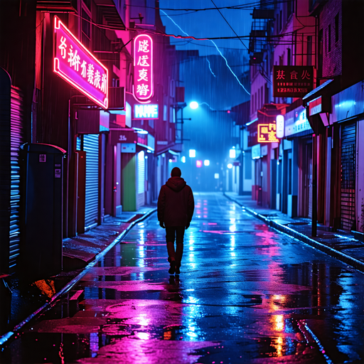 Lost in the Neon Rain