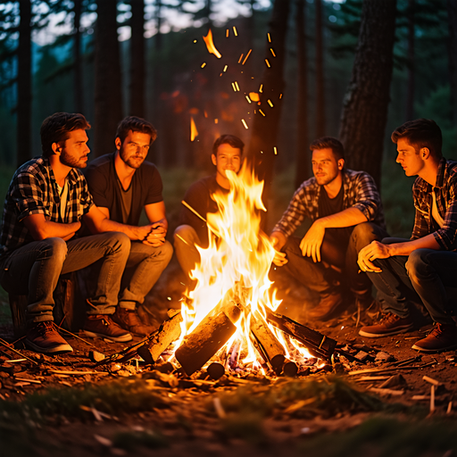 Campfire Tales: A Night of Adventure and Camaraderie