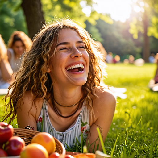 Sun-Kissed Laughter in a Field of Joy