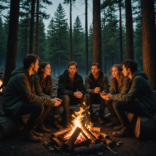 Campfire Tales: A Cozy Gathering Under the Stars