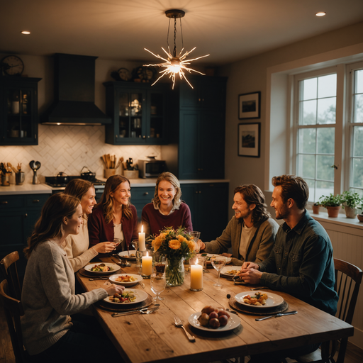 Warmth and Laughter Fill the Kitchen