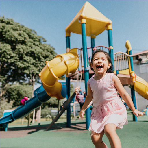 Pure Joy on the Playground