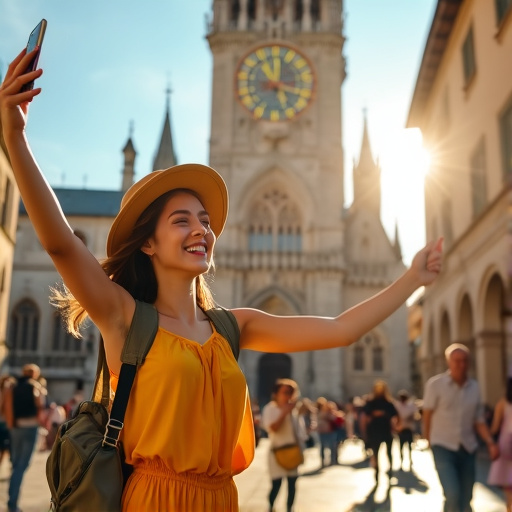 Capturing European Charm: A Selfie of Joy and Adventure