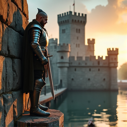 A Knight’s Farewell: Majesty and Melancholy at Sunset