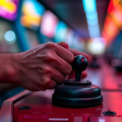 The Thrill of the Arcade: A Hand on the Joystick