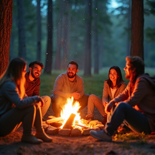 Campfire Tales: A Night of Laughter and Mystery