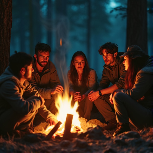 Campfire Tales: A Cozy Gathering Under the Stars