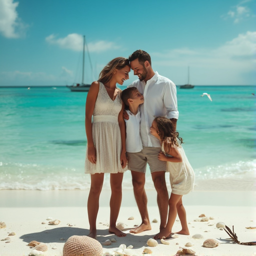 Family Fun on the Beach: A Moment of Joy Captured