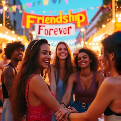 Friendship Forever: A Moment of Joy and Celebration