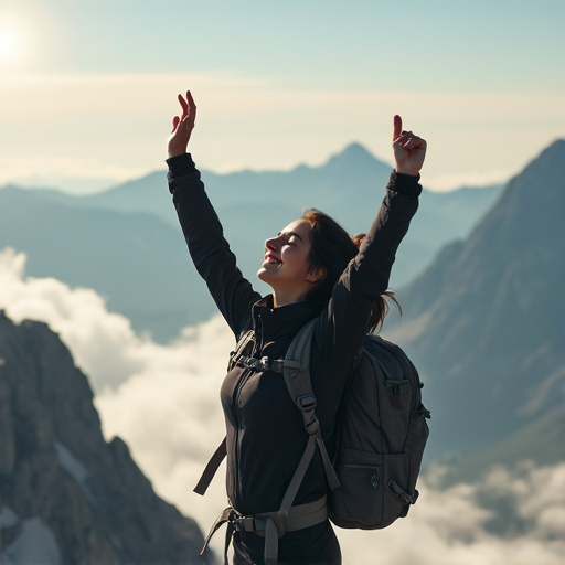 Conquering the Peak: A Moment of Triumph and Inspiration