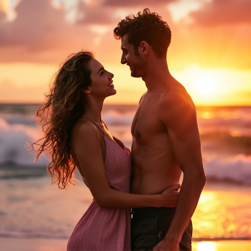 Sunset Serenade: A Love Story Unfolds on the Shore