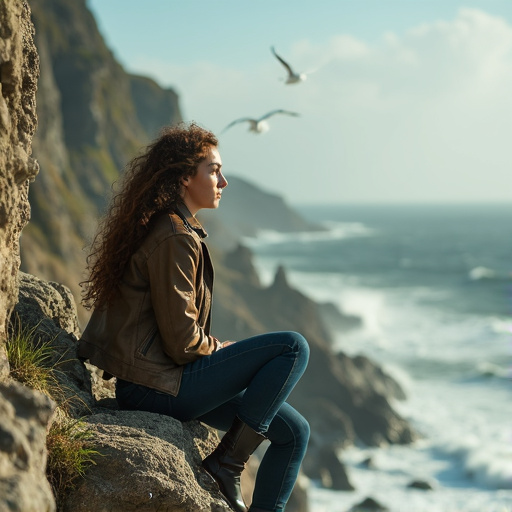 Contemplation by the Sea