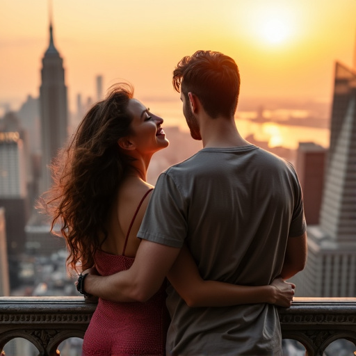 Sunset Romance in the City