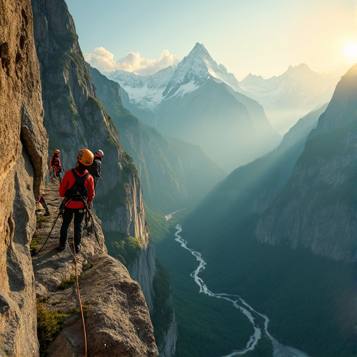 On the Edge of Adventure: Hikers Embrace the Majestic View