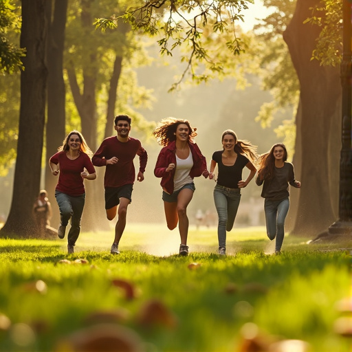 Sun-Kissed Laughter: Friends Embrace the Joy of a Perfect Day