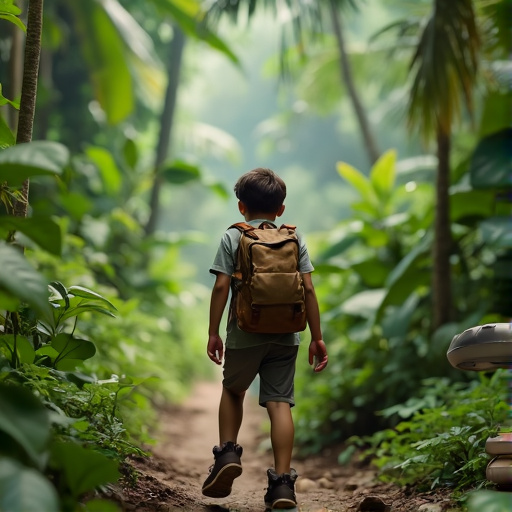 A Boy’s Journey into the Mysterious Forest