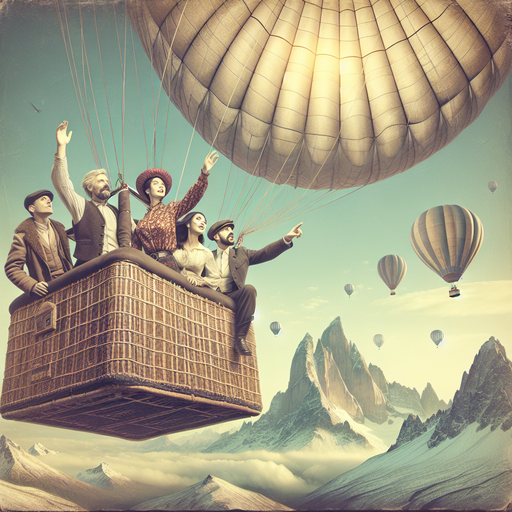 Soaring High: A Whimsical Adventure in a Hot Air Balloon