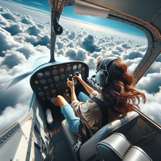 Soaring Through Serenity: A Pilot’s Journey Above the Clouds