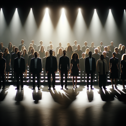 Silhouettes of Hope: A Choir’s Dramatic Performance