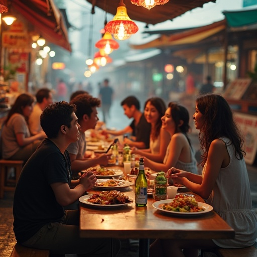 Friends, Food, and Laughter: Capturing the Joy of Shared Meals