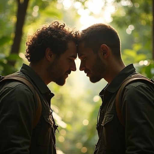 Intimate Moment in the Wilderness: A Tale of Two Men