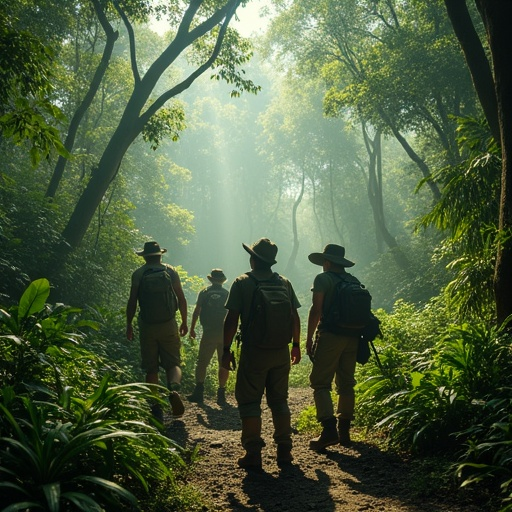 Sunlight Dappled Path: A Serene Adventure Awaits