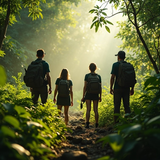 Sun-Dappled Forest Adventure