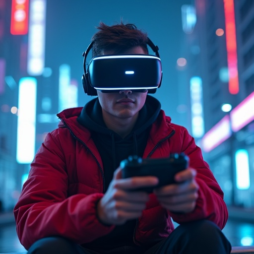 Lost in the Neon Maze: A Cyberpunk VR Experience