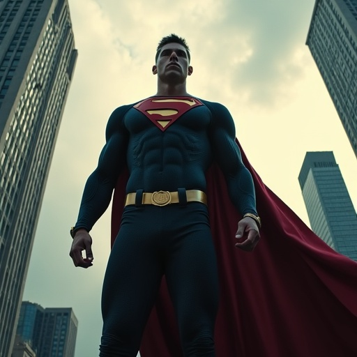 Superman Stands Tall, Ready to Face the Challenge