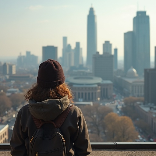 A Moment of Reflection on the City’s Edge