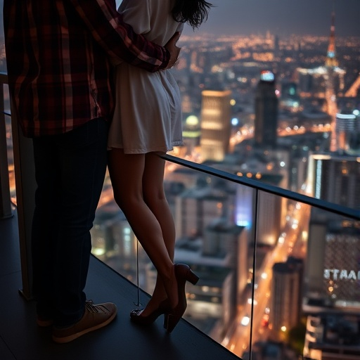 Lost in the City Lights: A Rooftop Romance