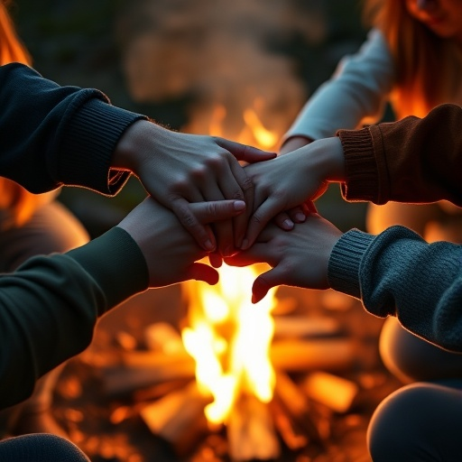 Warmth and Connection Around the Campfire