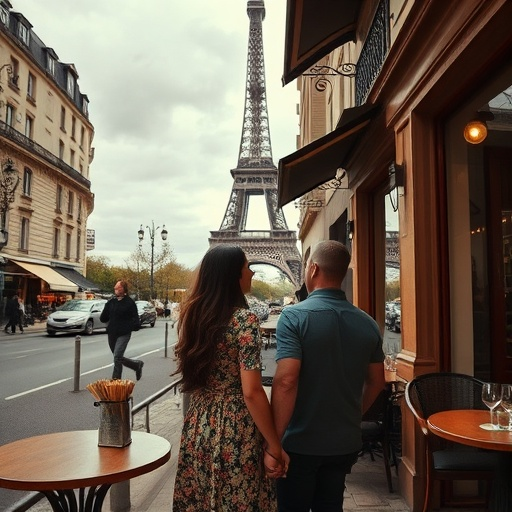 Parisian Romance Under the Eiffel Tower