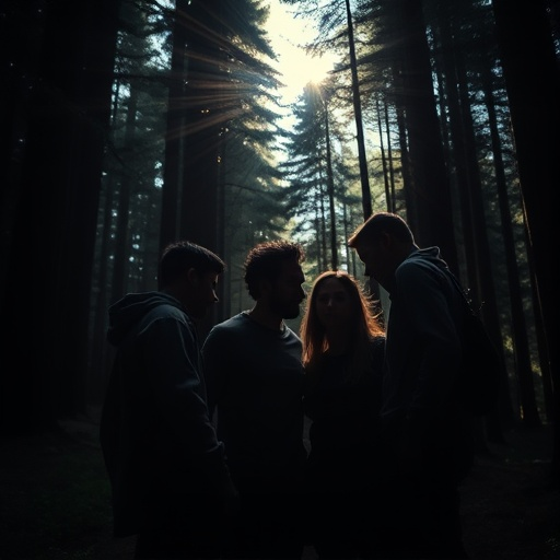 Silhouettes in the Twilight Forest