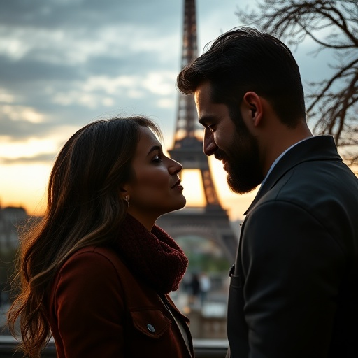 Parisian Romance: A Silhouette of Love