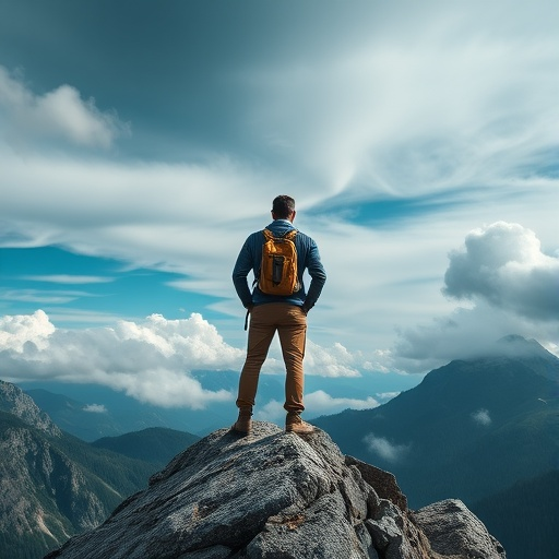 A Moment of Solitude on the Mountaintop