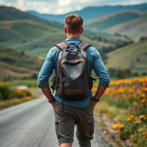 Solitude and Exploration on a Mountain Road