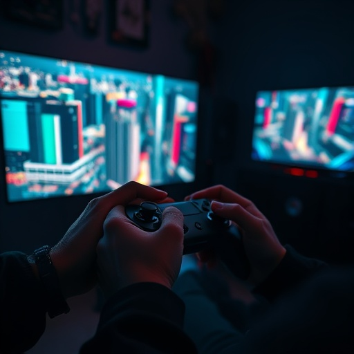 Lost in the Pixelated World: A Gamer’s Intense Focus