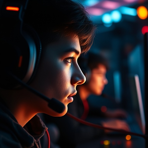 In the Zone: A Gamer’s Intense Focus