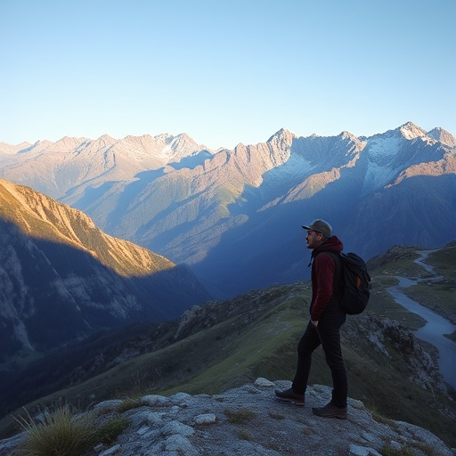 A Moment of Tranquility Amidst Majestic Peaks