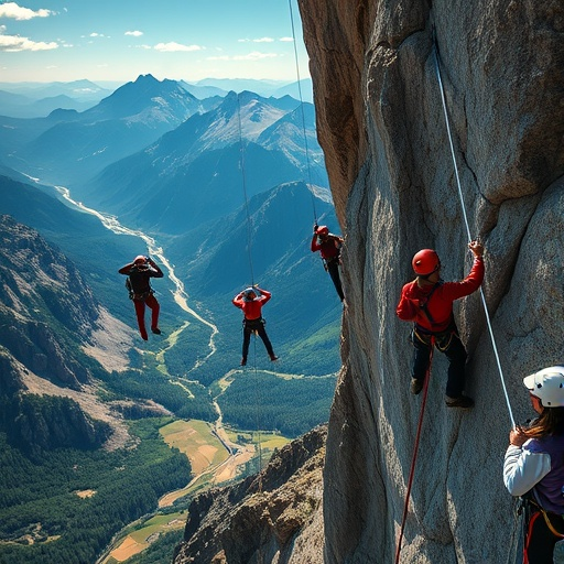 Conquering the Heights: Climbers Embrace the Breathtaking Panorama