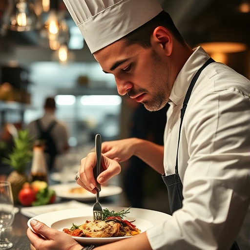 The Art of Plating: A Chef’s Focused Precision